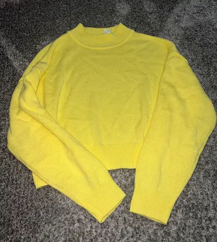 Divided Yellow Light Sweater