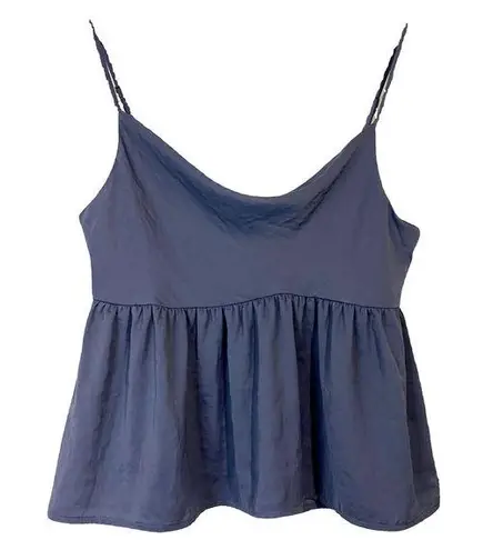 American Eagle  Outfitters Women's Blouse Tank Peplum Blue Size Small EUC