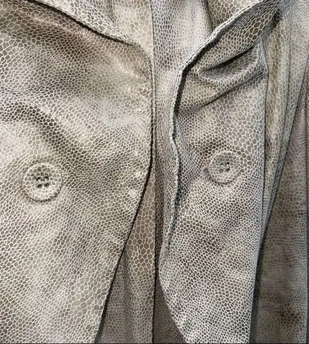 INC International Concepts Woman Faux Animal Textured Jacket Woman's Plus One Sz Size 0X