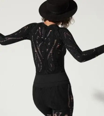 Avocado ๐๐ Serenity Shred Long Sleeve Top + Leggings Set Black Medium M NWT