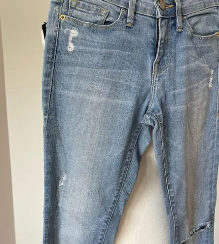 frame denim Frame size 26 raw fray hem skinny jeans distressed rocker concert casual denim - Image 14