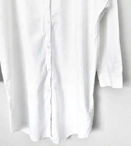 CHELSEA 28 x NORDSTROM | White Linen Blend Dress Cover-up Oversized | Size Small