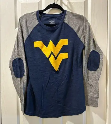 Boxercraft WVU West Virginia Mountaineers Football Sports L/S Tee Top Shirt Lg
