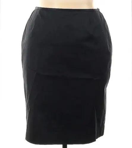 Neiman Marcus Classic Black Designer Cotton Pencil Skirt Women’s Size 14 XL