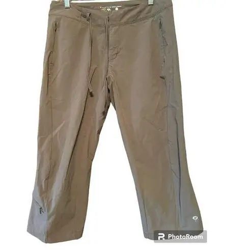 Mountain Hardwear  Tan Capri Nylon Hiking Pants Size 10