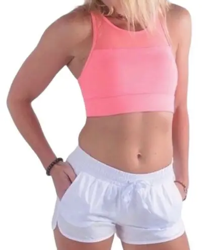 Zyia NWT Active Hot Coral Pink All Star Sports Bra One More Rep Size Small NEW
