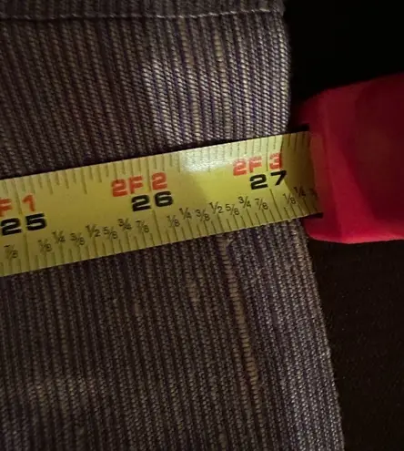 Mary Ann Restivo Vintage Midi Gold Brown Blue Purple Mini Stripes Skirt SZ 12