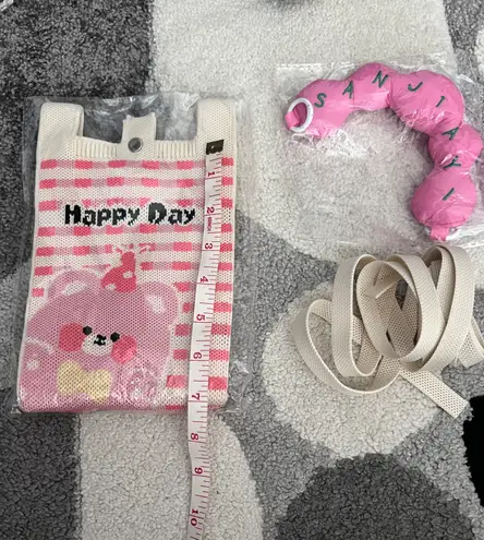 Cute Smartphone bag /Knit Mini bag /Crossbody bag