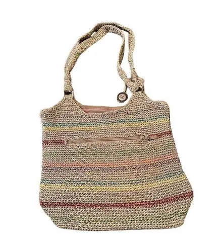 The Sak Belle Tote Bag Multicolor Stripes Shoulder Handbag Women's
