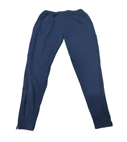 Sigil Joggers Pants Unisex Size Med Navy Blue Scrub Bottoms Athletic Tapered Leg