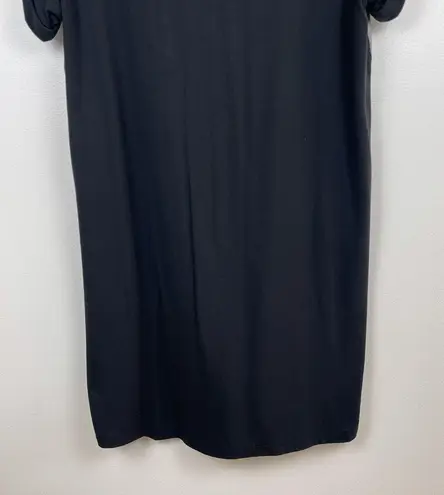Vince 𝅺 Women’s Colorblock Black/Gray Shift Dress Size S Soft Comfy Lagenlook