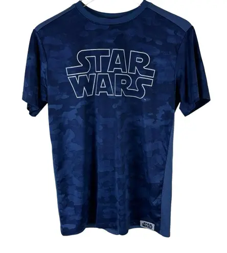 Star Wars Blue Camo Logo Graphic T-Shirt