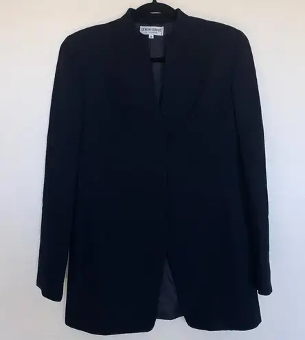 Giorgio Armani Chevron Oversized Blazer