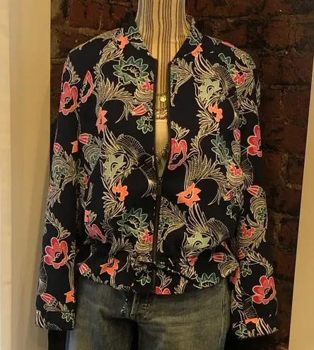 Banana Republic Floral bomber jacket