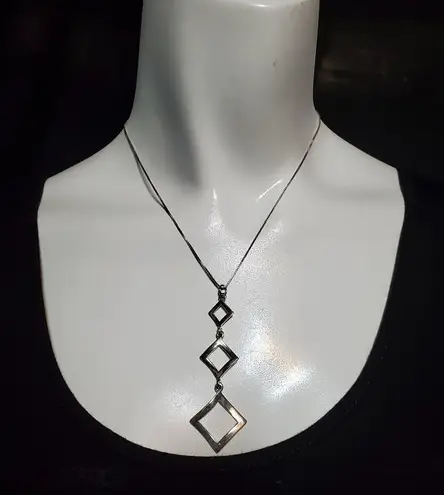 Piercing Pagoda Sterling Silver Box Chain Necklace