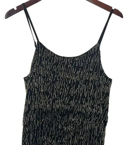 Alice + Olivia  Mika Beaded Silk Romper Women’s Size XS Black Embellished - Image 4