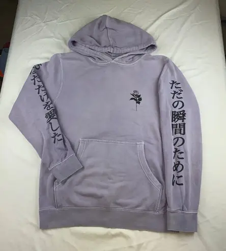 Rose hoodie Purple
