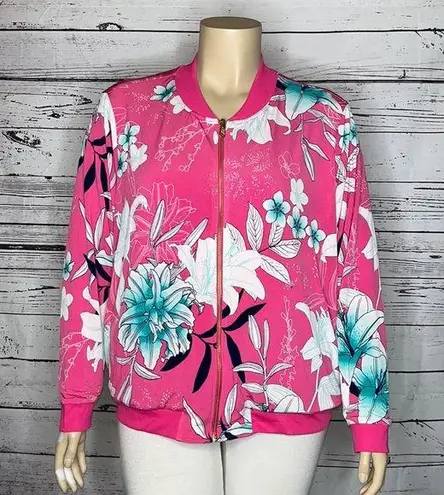 IMAN Global Chic NWT 2X Pink Floral