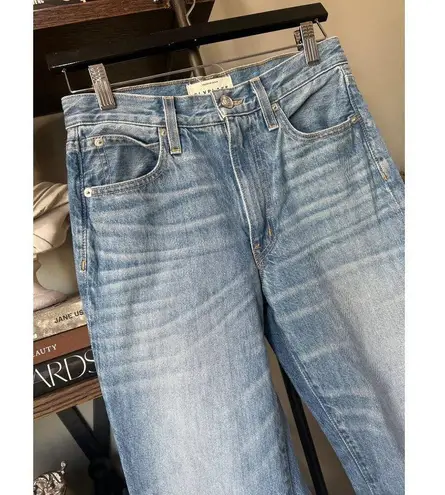 SLVRLAKE Stella High Waist Slim Straight Leg Jeans Badlands Womens Size 26 Blue