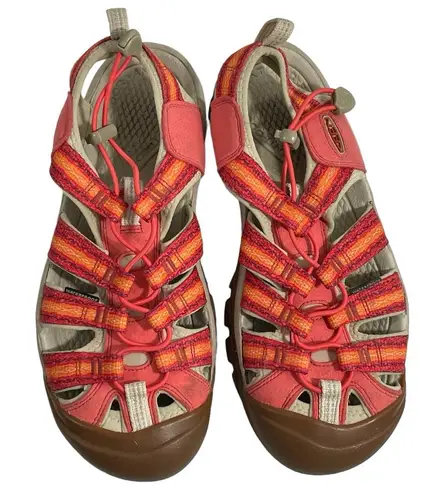 Keen Newport H2 Coral Safari Waterproof Anti Odor Sandals Women 10 Hiking Shoes