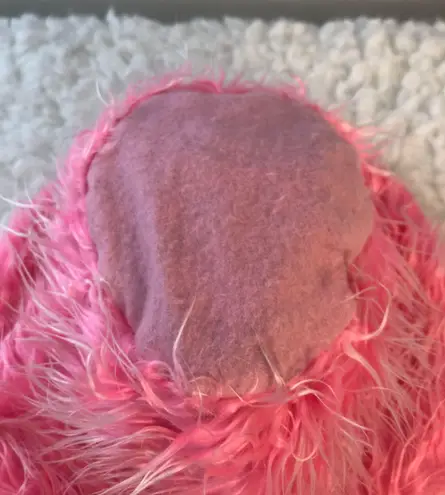 Groovy Pink Fuzzy Downtown Retro Disco Vibes Hat SZ S/M Very Cool Hat