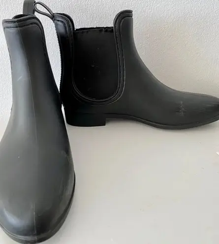 MIA Black Rain Boots Rainboots autumn winter boots 