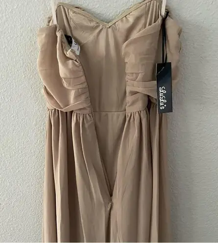 Lulus Lulu’s Moonlight Serenade Formal HOCO Dress Bridesmaid NWT thumbnail 8