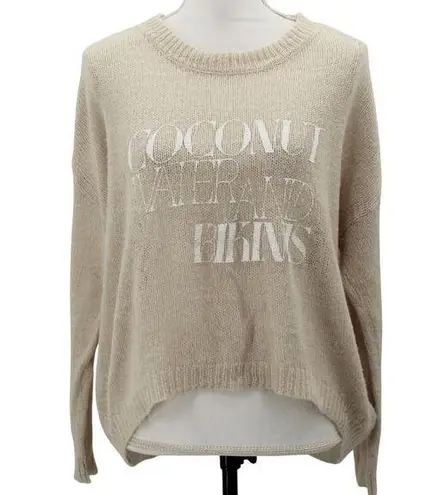 The Laundry Room Pullover Sweater Oversized Coconut Water And Bikinis Small