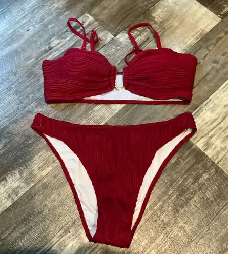 Red Bikini Set Size Large
