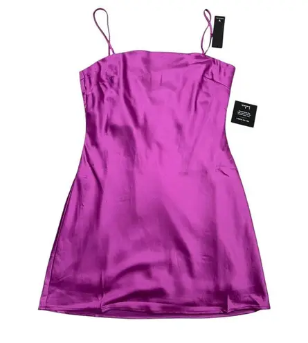 Lulus Chic Allure Purple Satin Lace