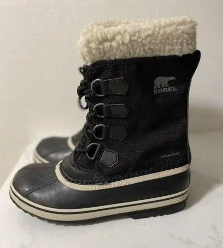 Sorel  Women's Winter Carnival Boot Waterproof Black Stone Size 8 US 1855081 Shoe