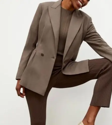 MM.LaFleur Gaia Jacket Wool Blazer Sharkskin Women’s Sz 16