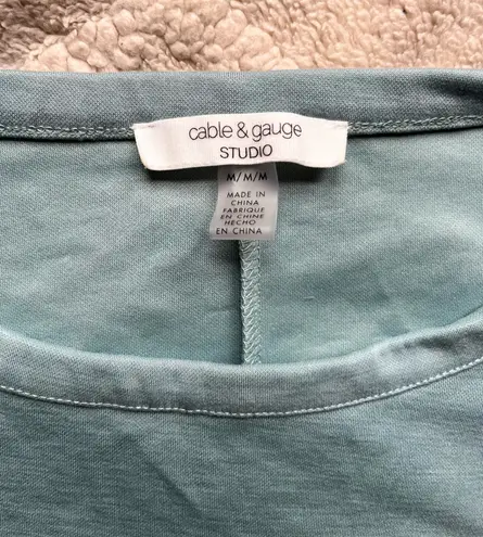 Cable & Gauge Women’s Light Green Dress Shirt, Relaxed Fit