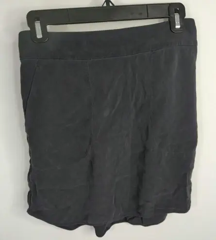 Kit & Ace Black Silk Blend Mini Skirt Women's Small Preppy Academia Casual Size 4