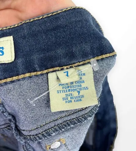 Paris Blues 90s Vintage Blue Stretch Jean Cut Off Shorts