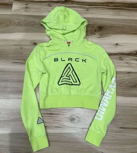 Black Pyramid  Neon Cropped Hoodie Women’s Small