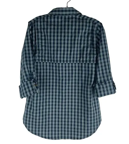 Carhartt  Force Ridgefield Plaid Check Shirt dark Indigo Size XS