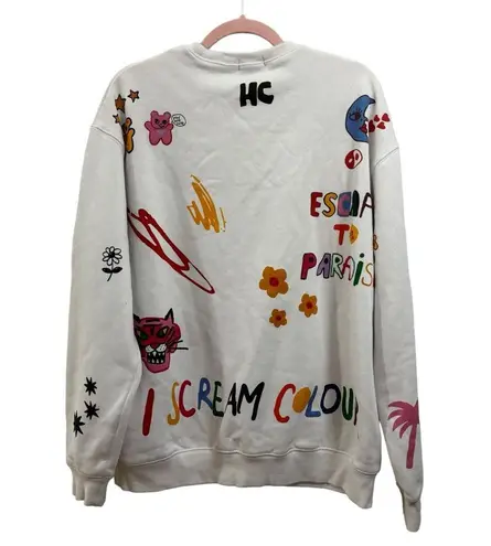 Mayfair Group The  X I Scream Colour Somebody Loves You Crewneck Sweatshirt