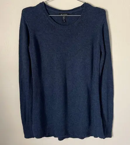 H by Halston Women's Navy Blue Crewneck Sweater Size XS