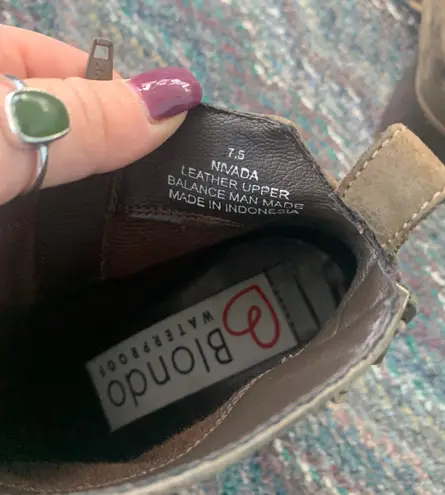 Blondo Waterproof Leather Heeled Booties