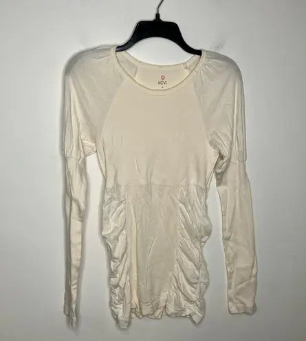 XCVI XCVl off white long sleeve top women’s size small casual neutral boho feminine