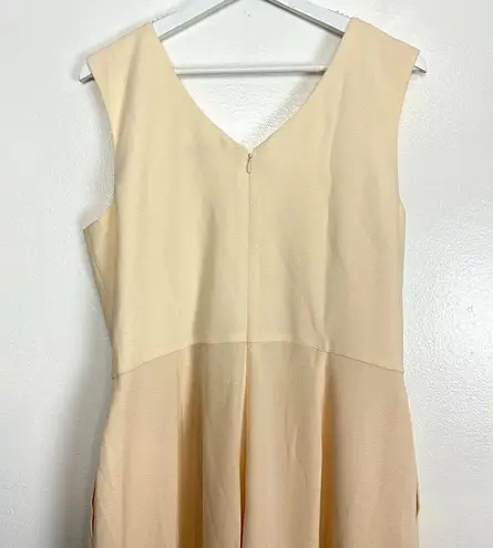 Dress the Population Sandra Jumpsuit in Cream Size X-Large