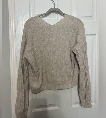 autumn cashmere Rib Open Front Shrug Cardigan in Mojave