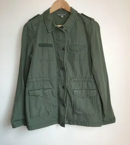 Rubbish Army Jacket Green Womens Size XS Cargo Military Pockets
