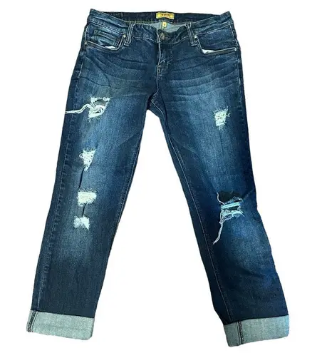 sts blue Cuffed Cropped Blue Denim Jeans - Size 7