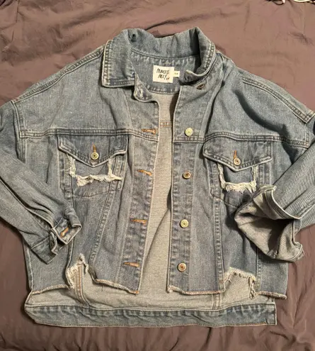 Princess Polly Cropped Denim Jacket