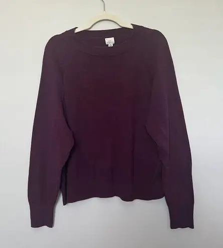 A New Day  Maroon/Burgundy Long Sleeve Crew Neck Sweater - Size XL