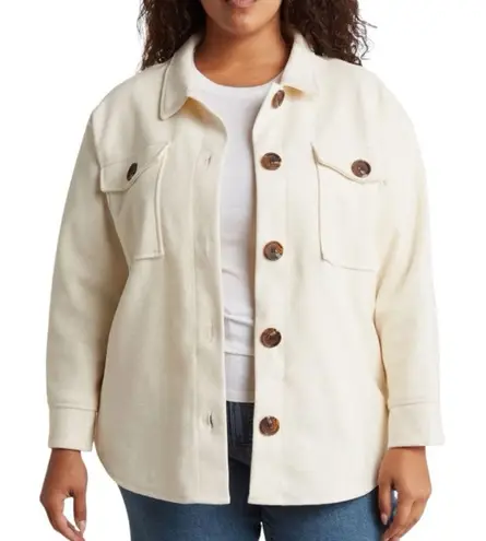 Ookie & Lala Plush Shirt Jacket Size 1X