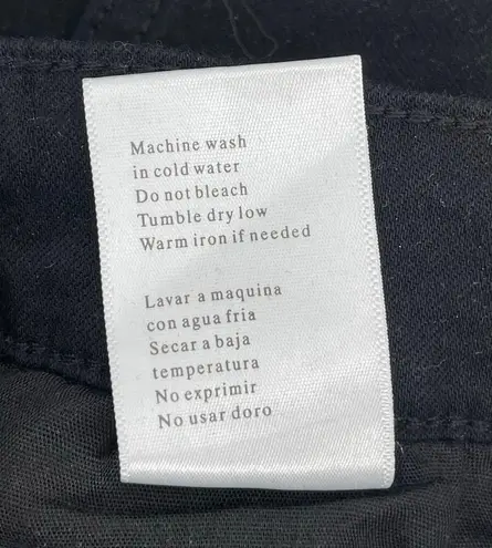 KANCAN Jean Shorts Size 11/29 Black NWT Denim Stretch Cutoff Fringe Summer