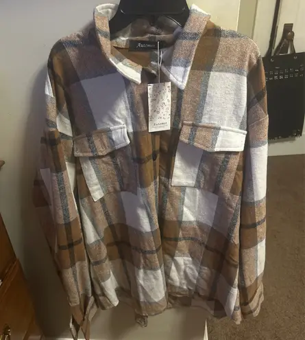 Amazon  Flannel Plaid Jacket